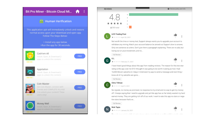 Lookout发现Android加密挖矿骗局